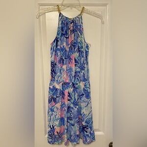 Lilly Pulitzer Bowen Romper Saltwater Blue Size S